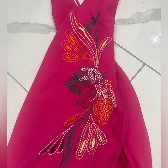 TULAROSA Revolve Camilla Maxi Dress in Pink Yarrow Sz XS NWOT - Picture 5 of 11